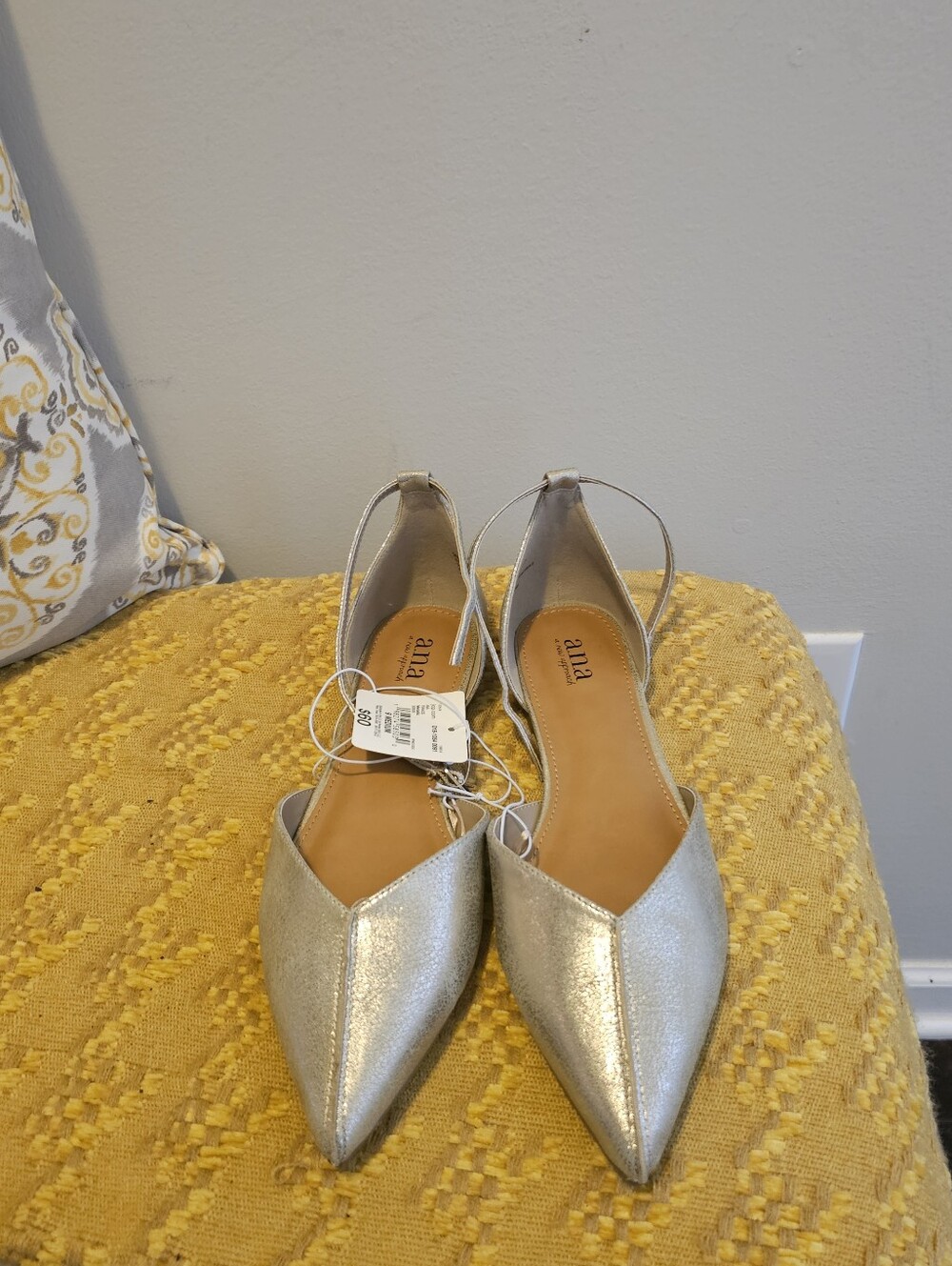 A New Day Pointed Toe Slingback Flats